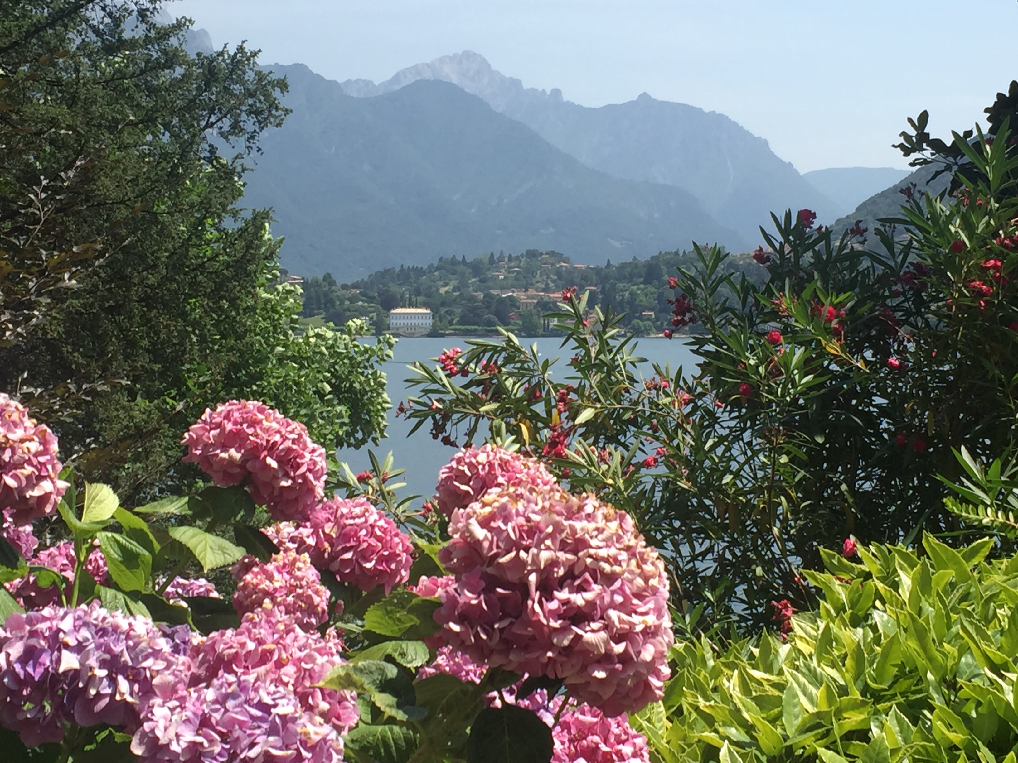 Blick auf die Villa Melzi